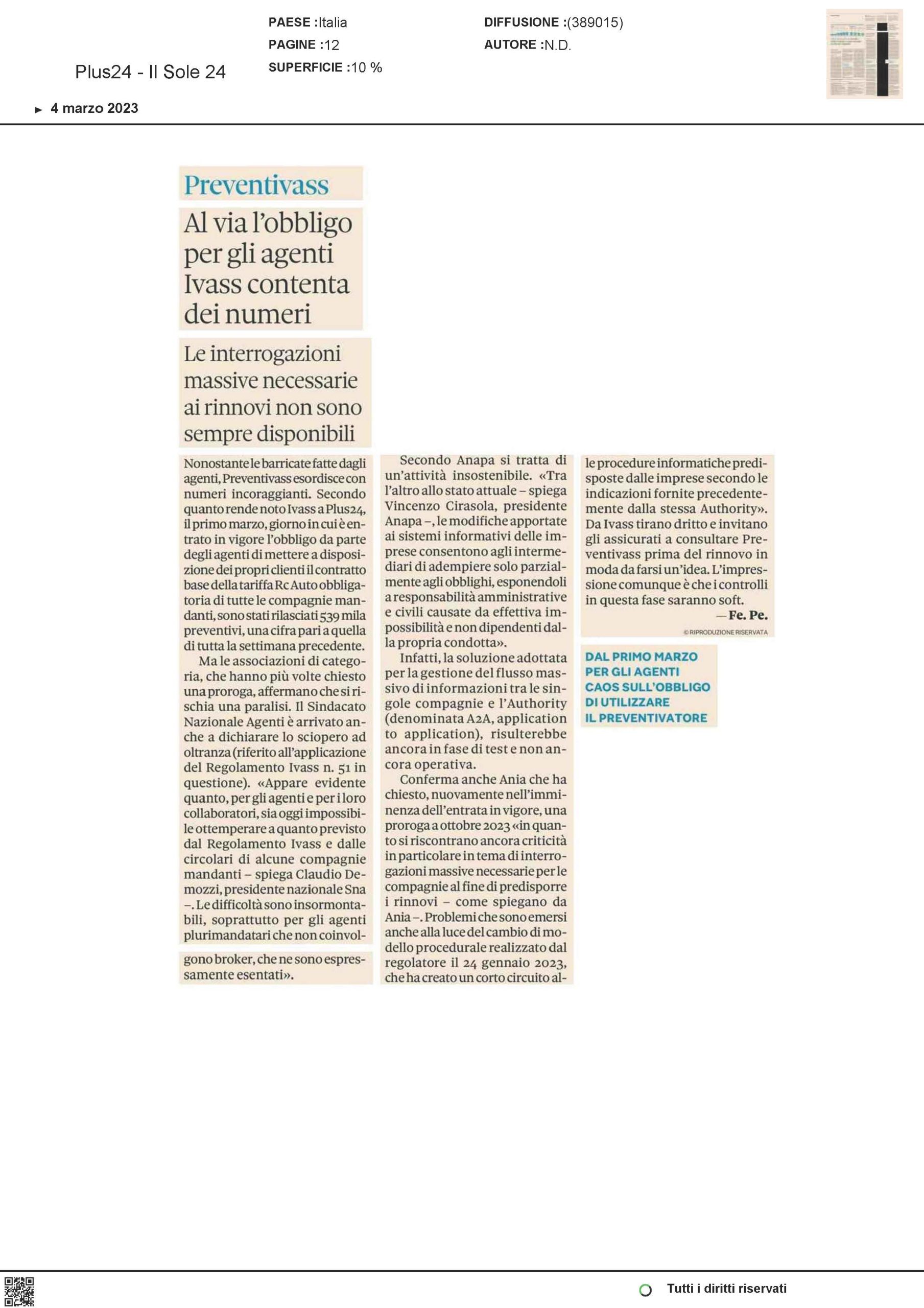 preventivass - sole24